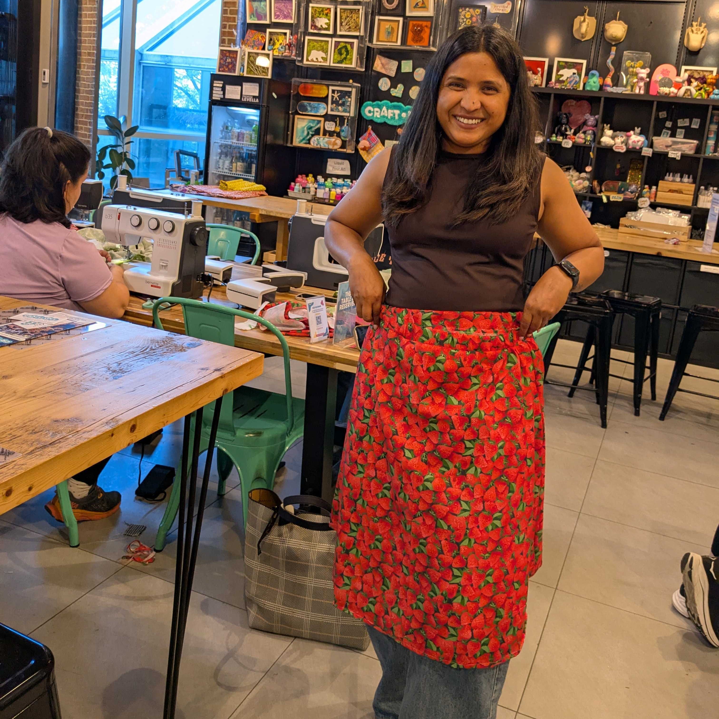 Beginner Sewing - Easy and Simple Midi Skirt (Burlington)