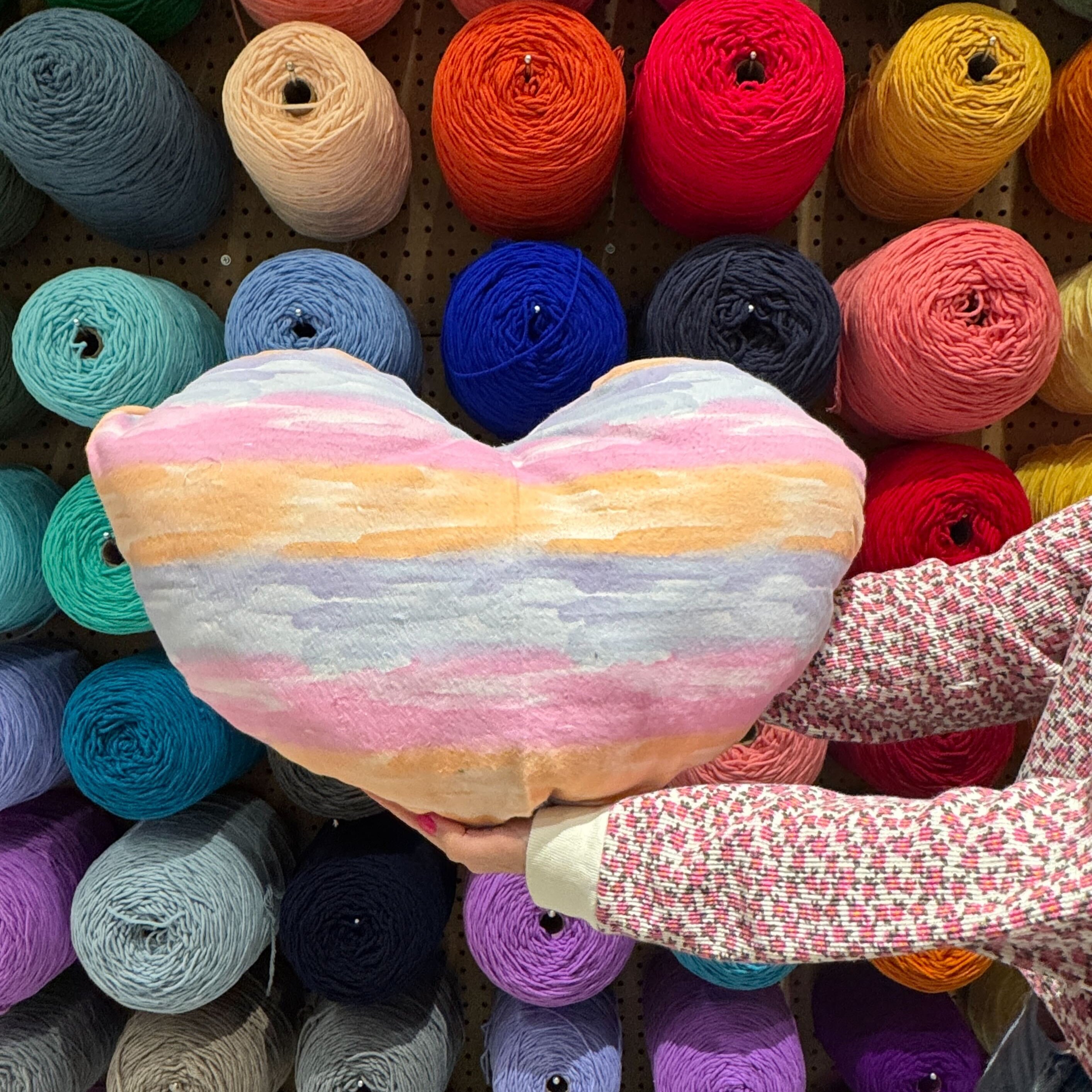 Beginner Sewing - Huggable Heart Pillow (Cambridge)