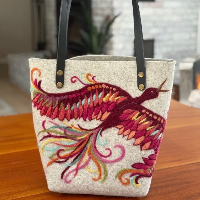 Beginner Needle Felted Tote Bag (Cambridge)