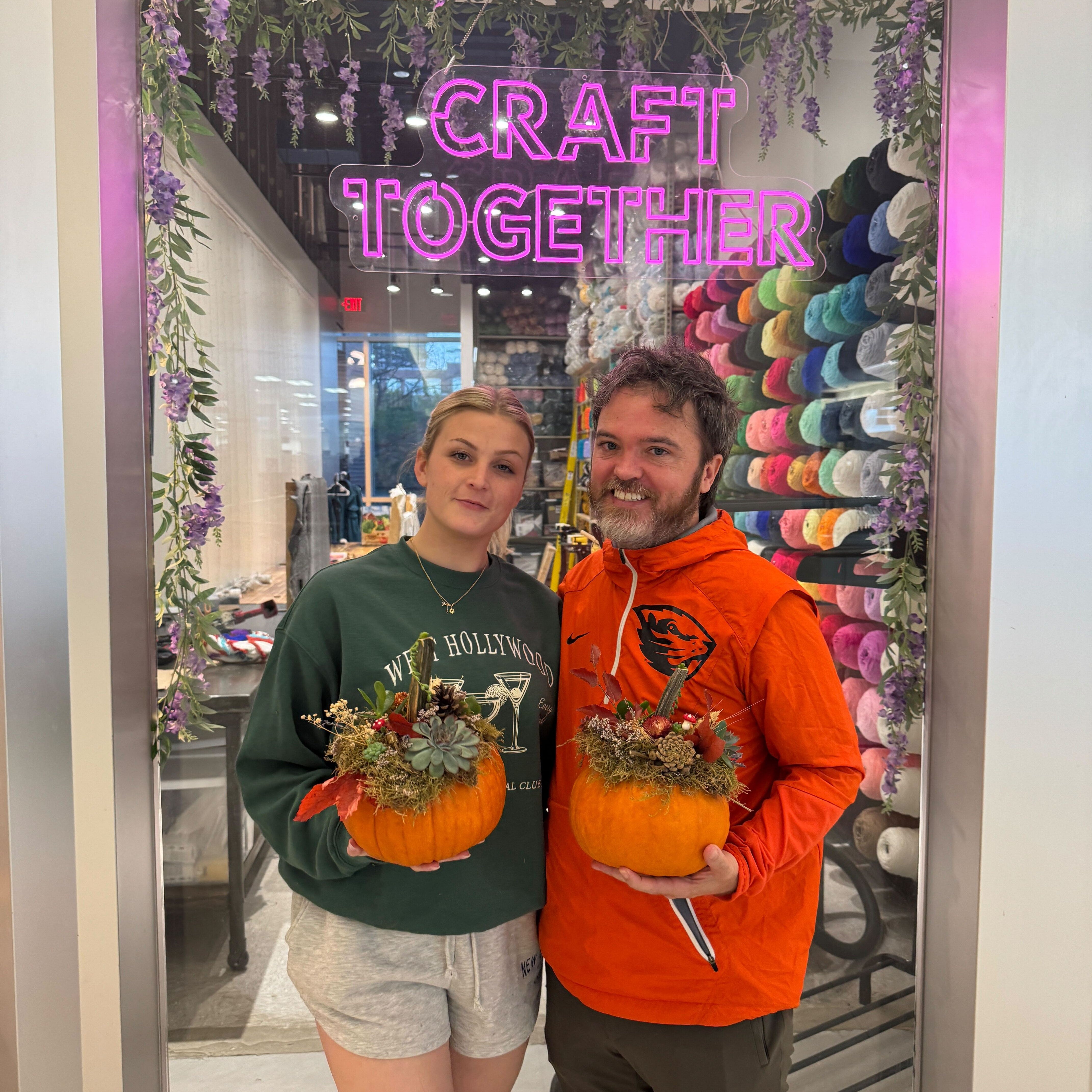 Pumpkin Succulent Centerpieces Workshop (Cambridge)