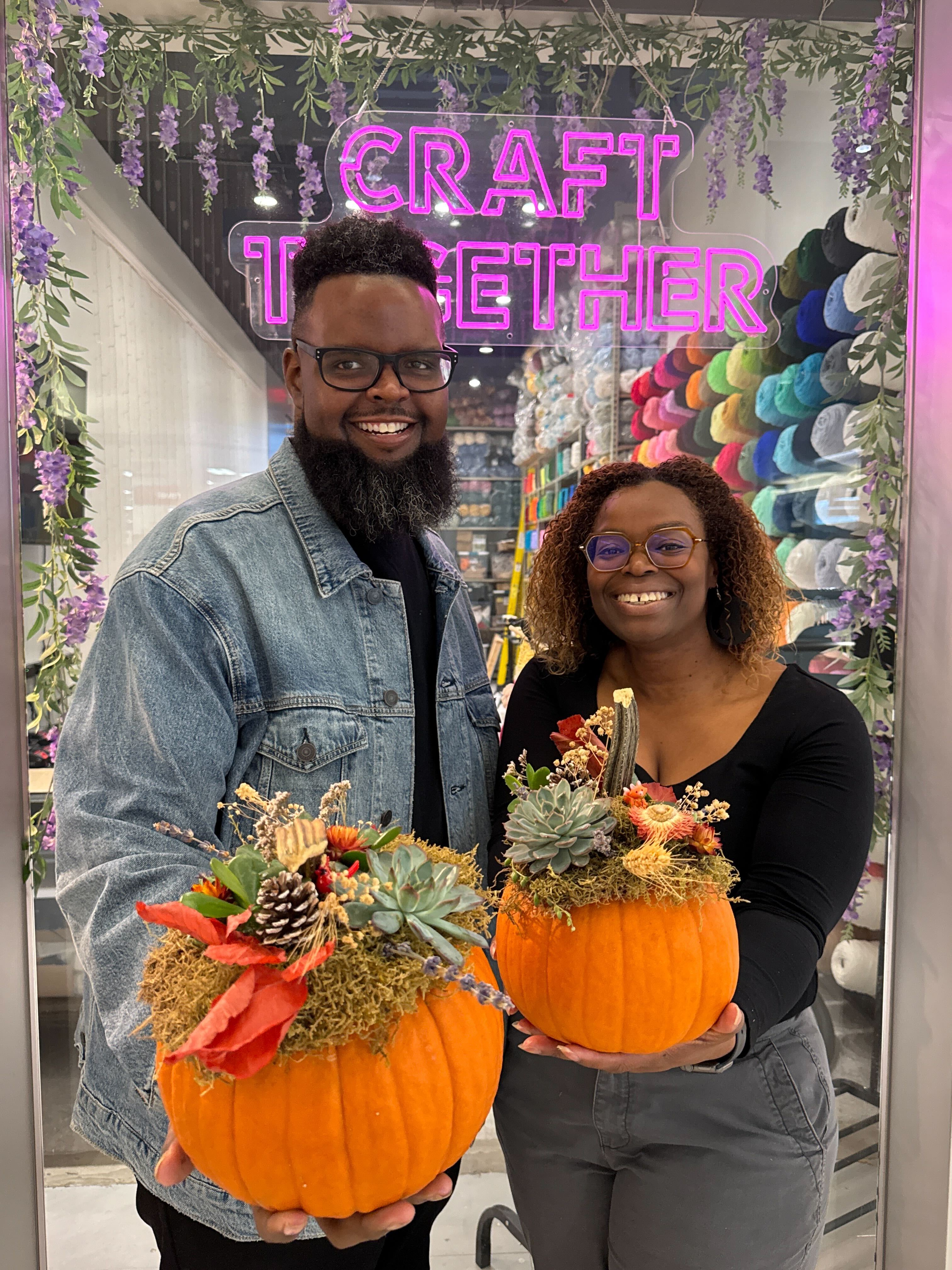 Pumpkin Succulent Centerpieces Workshop (Cambridge)
