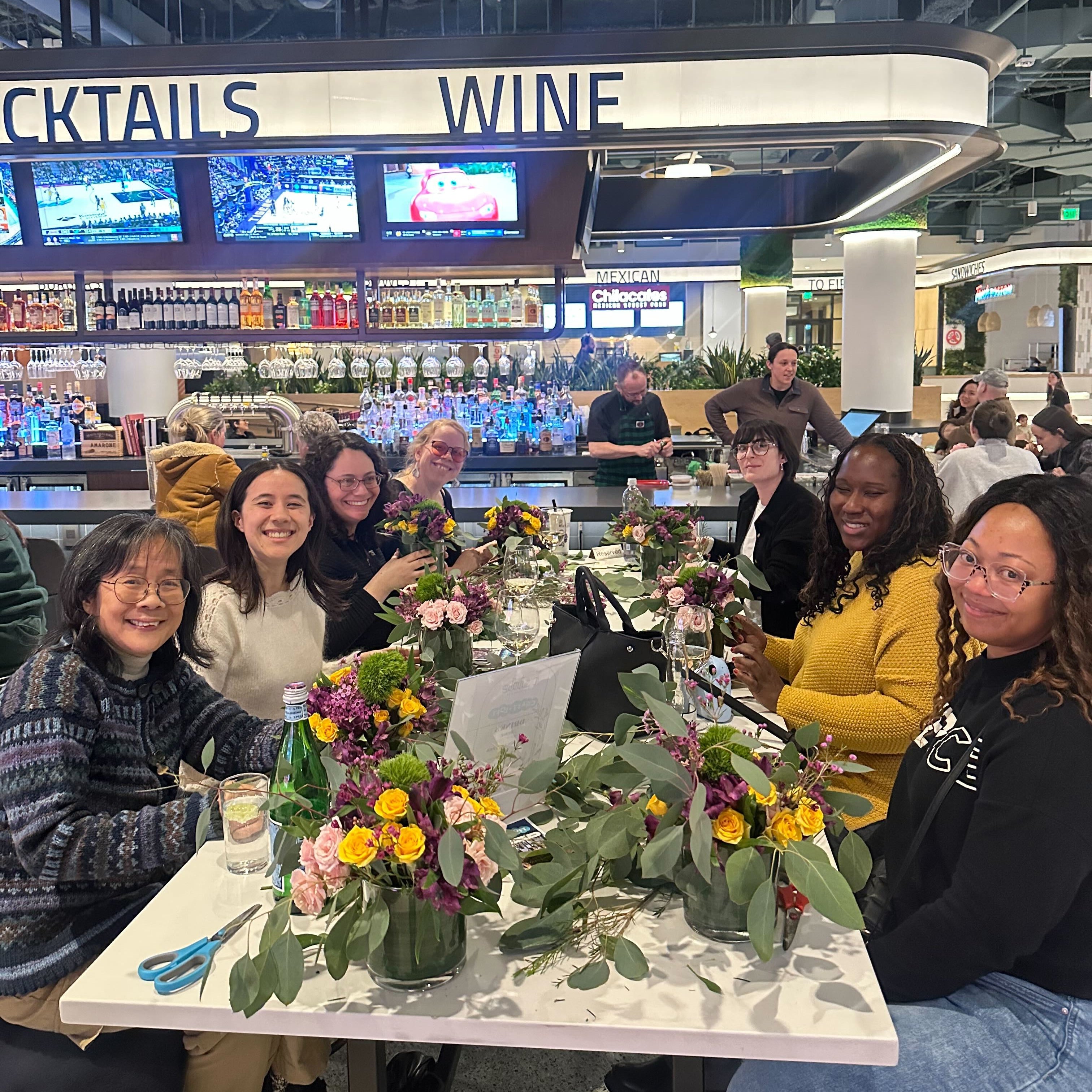 Craft + Sip: Fresh Floral Arranging - (CanalSide Food + Drink)