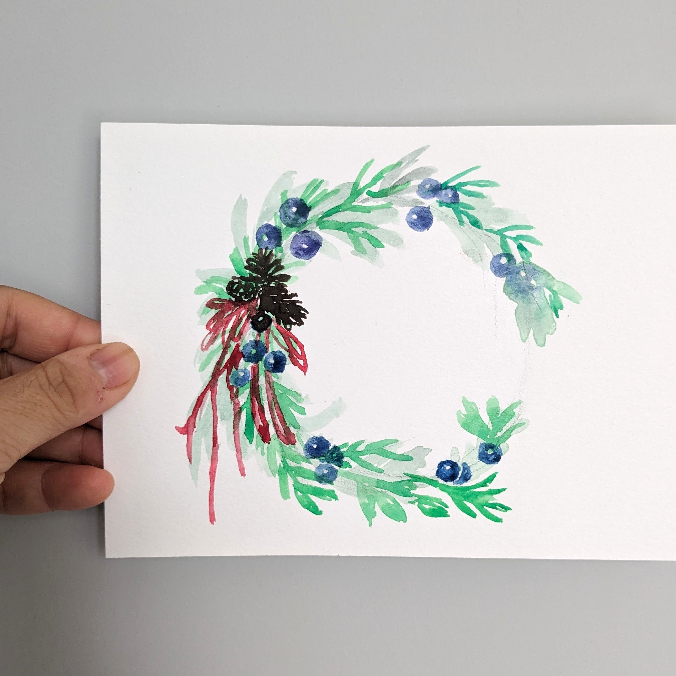 Holiday Watercolor Stationery (Cambridge)