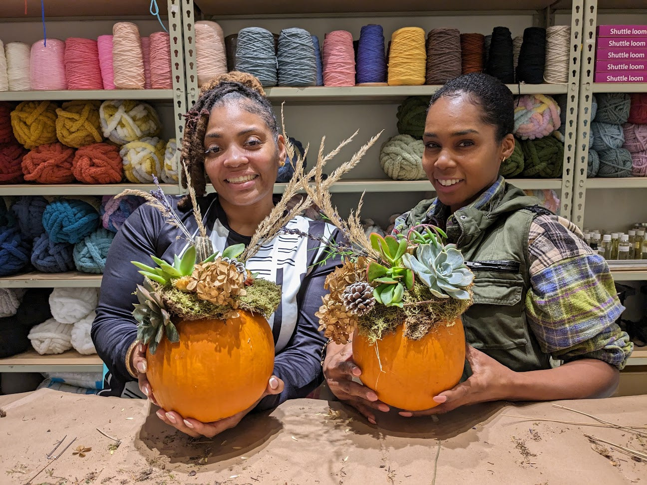 Pumpkin Succulent Centerpieces Workshop (Cambridge)