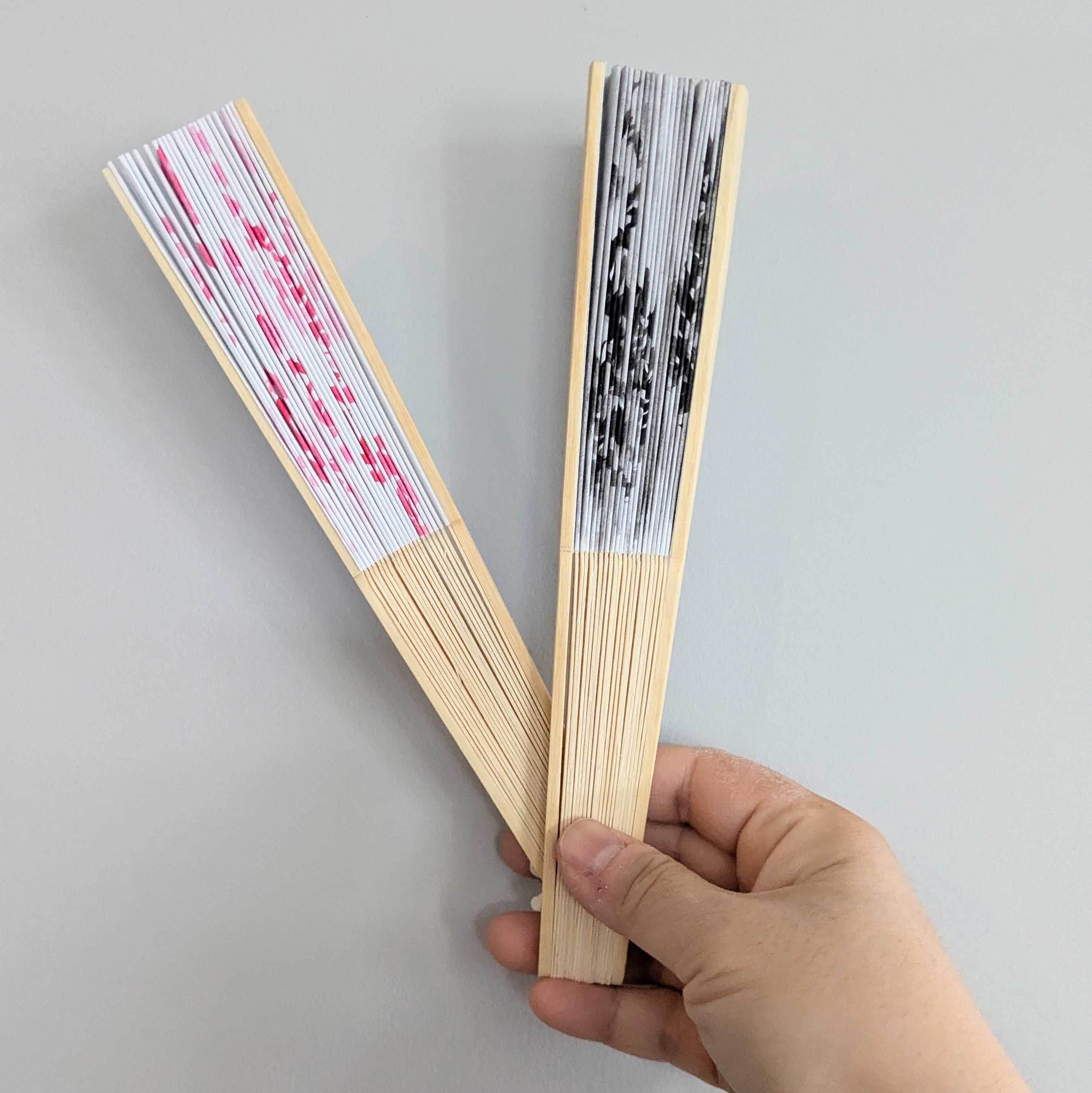 Hand Painted Fan (Watercolor) - Cambridge