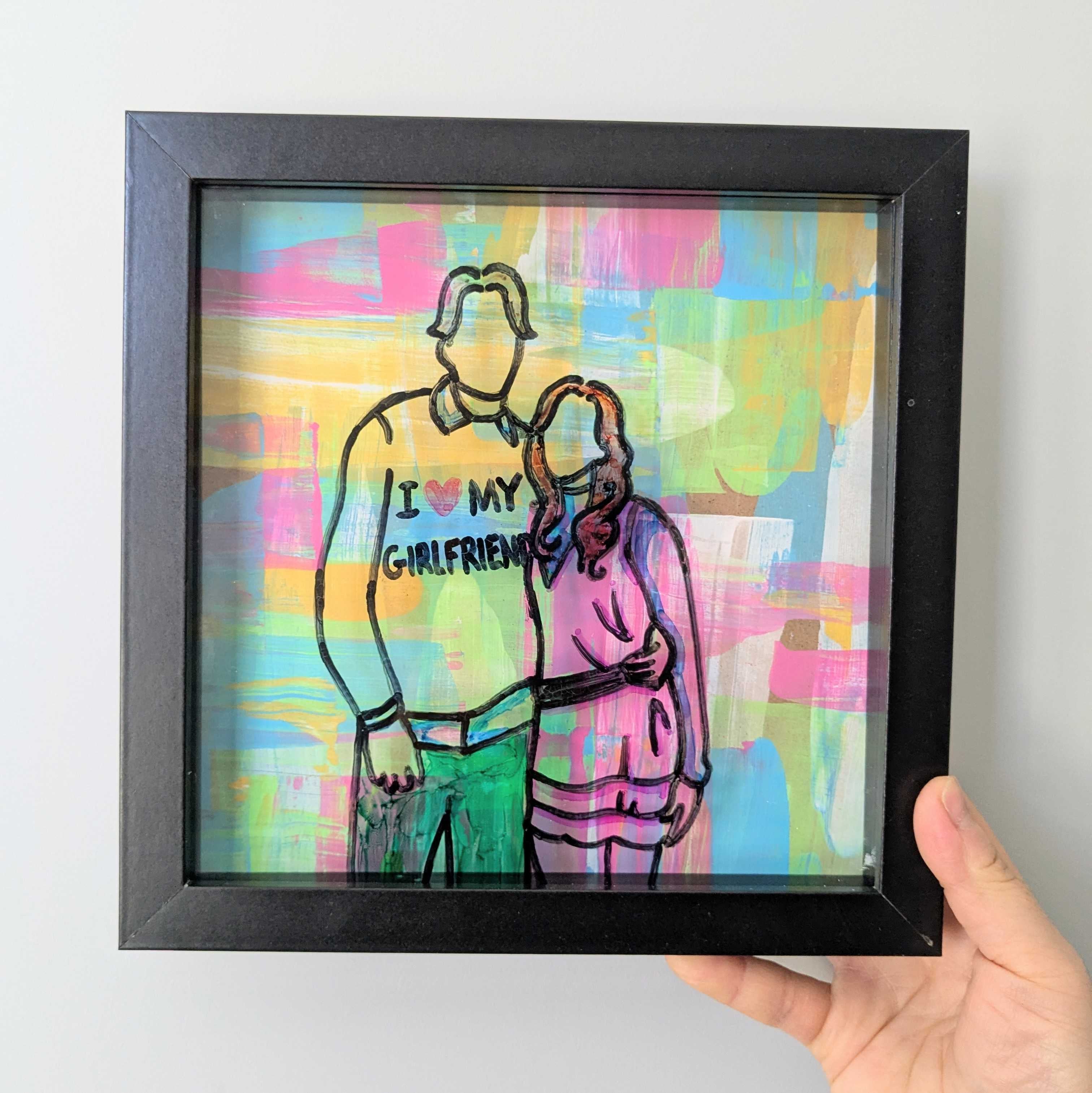 Abstract Portrait Painting (Cambridge)