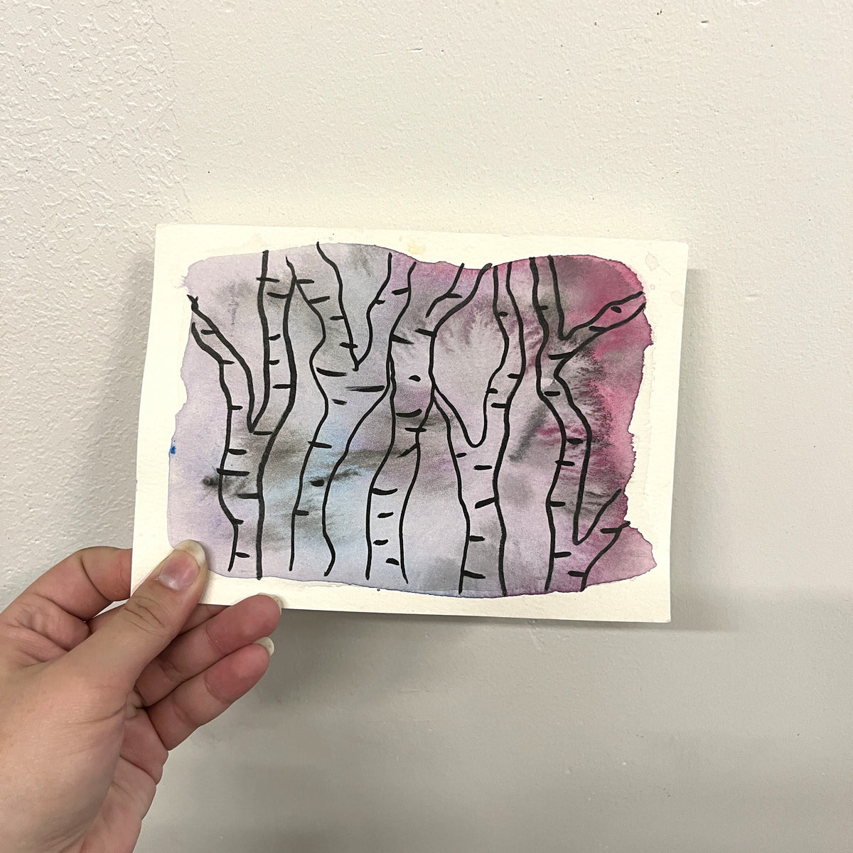 Holiday Watercolor Greeting Card (Burlington)
