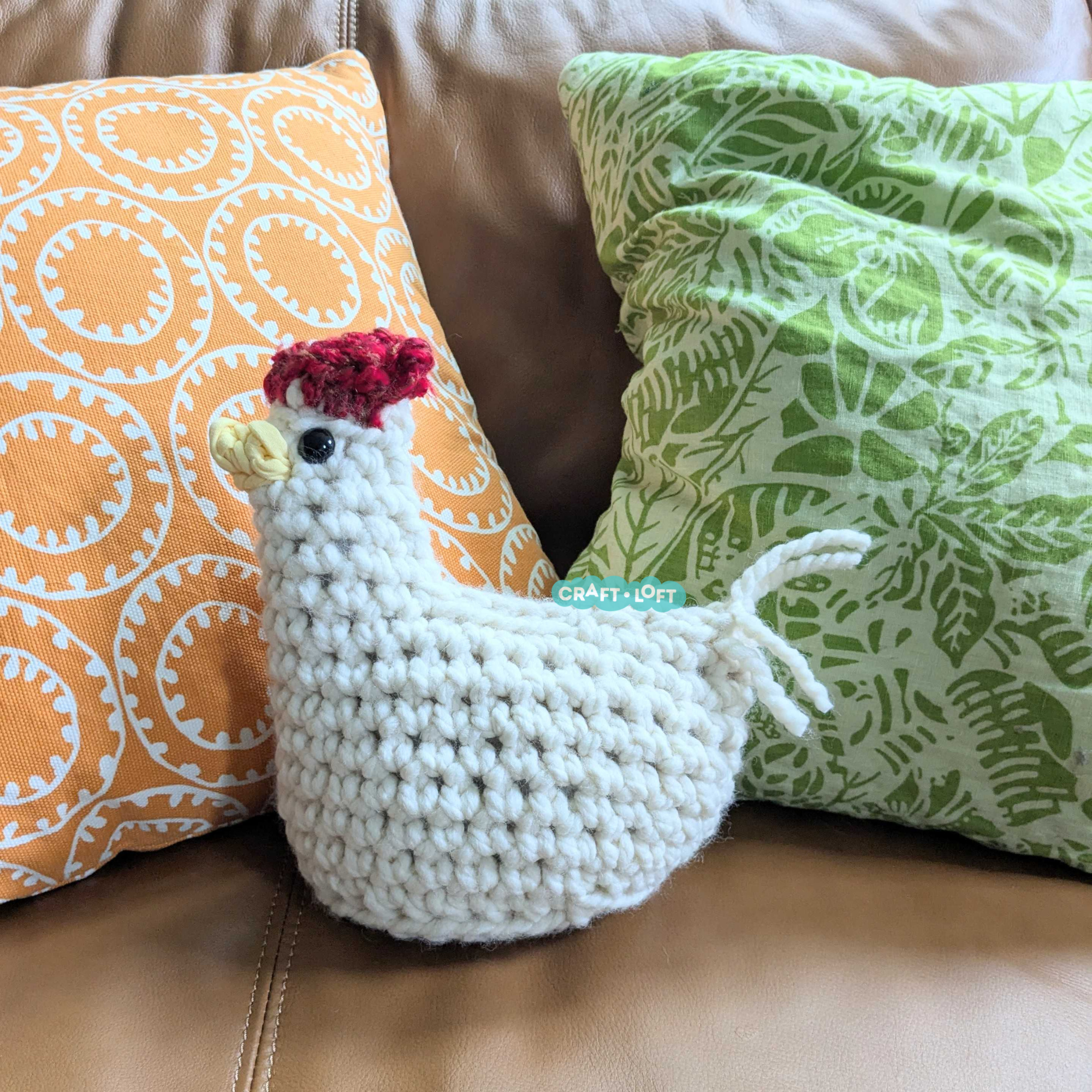 Advanced Beginner Crochet - Chicken Plushie