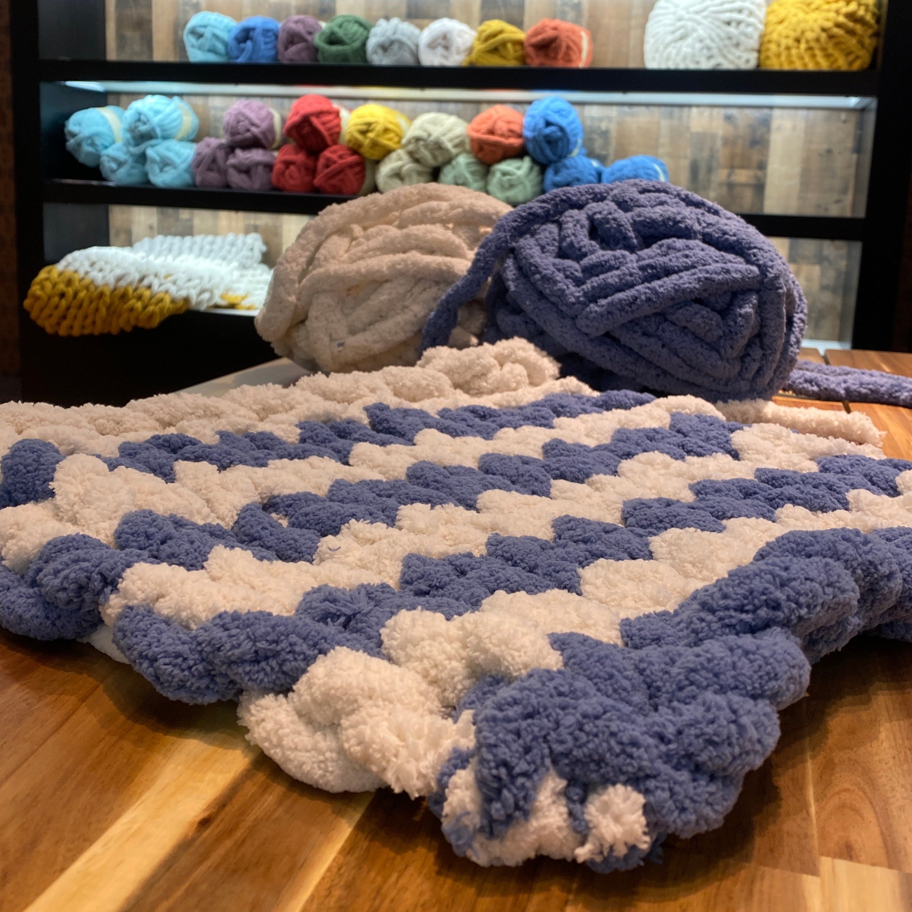 Advanced Beginner Chunky Knit Pillow