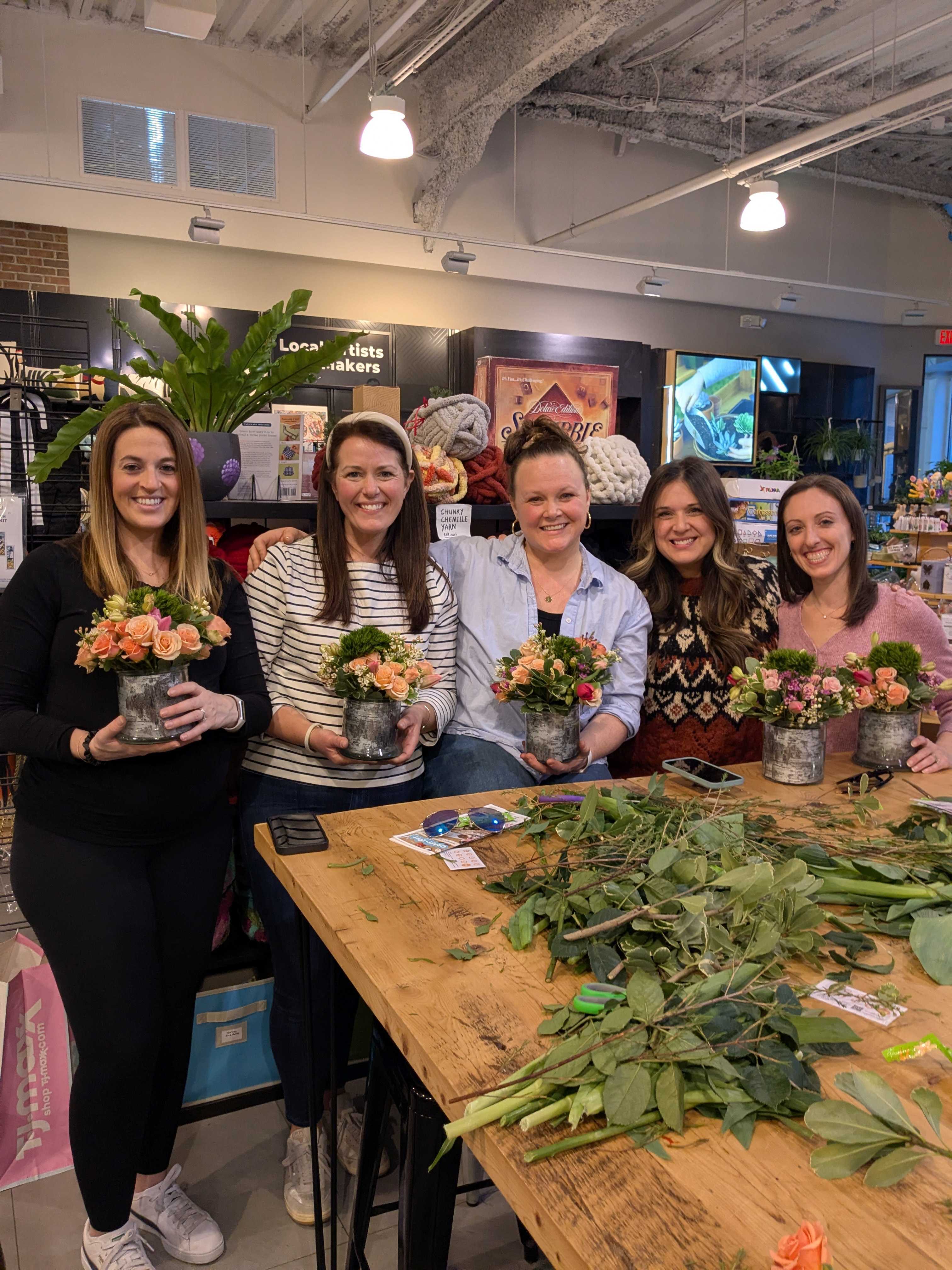 Fresh Floral Arrangement Workshop (Cambridge)