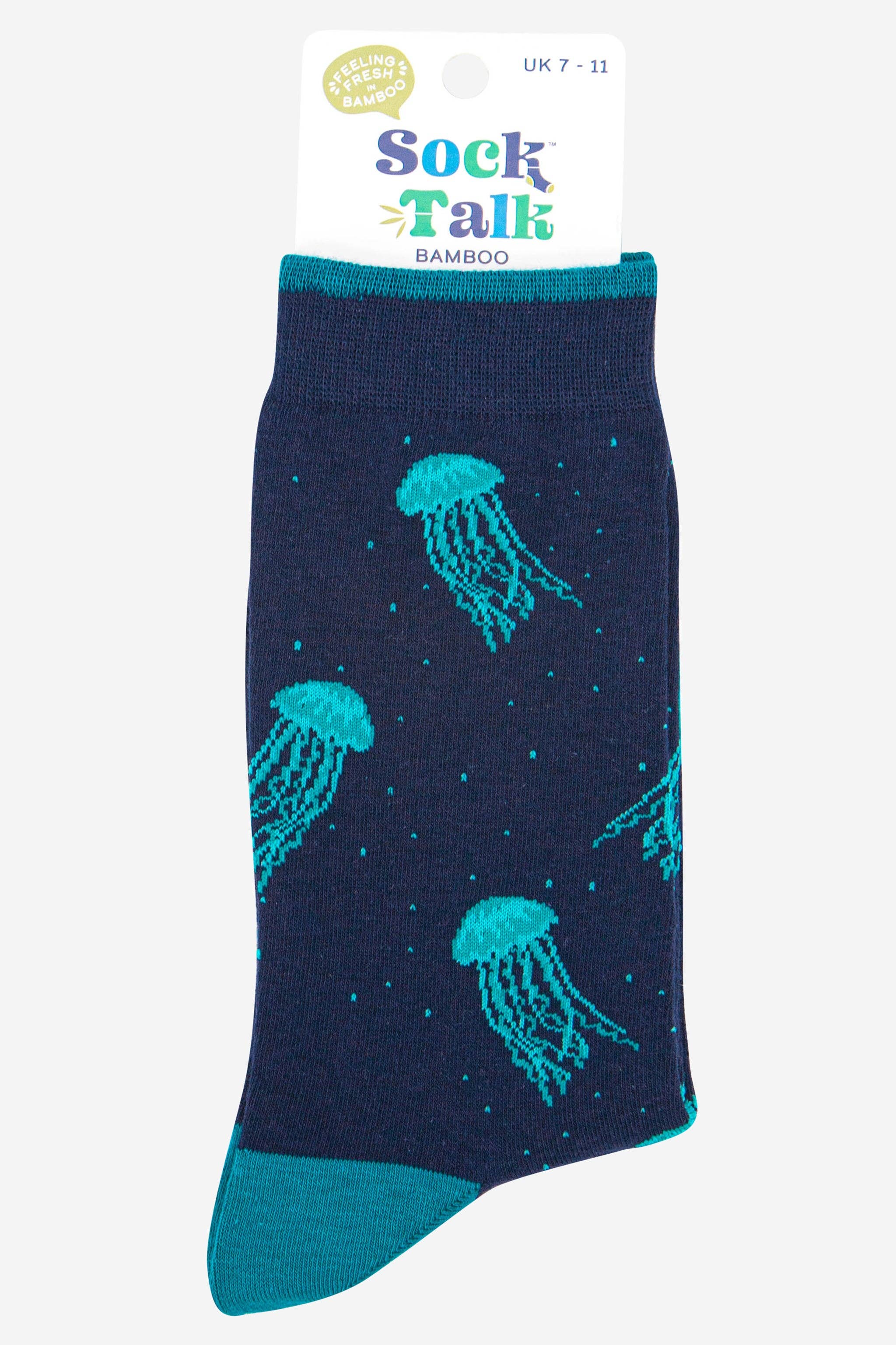 Men's Floating Jellyfish Bamboo Socks