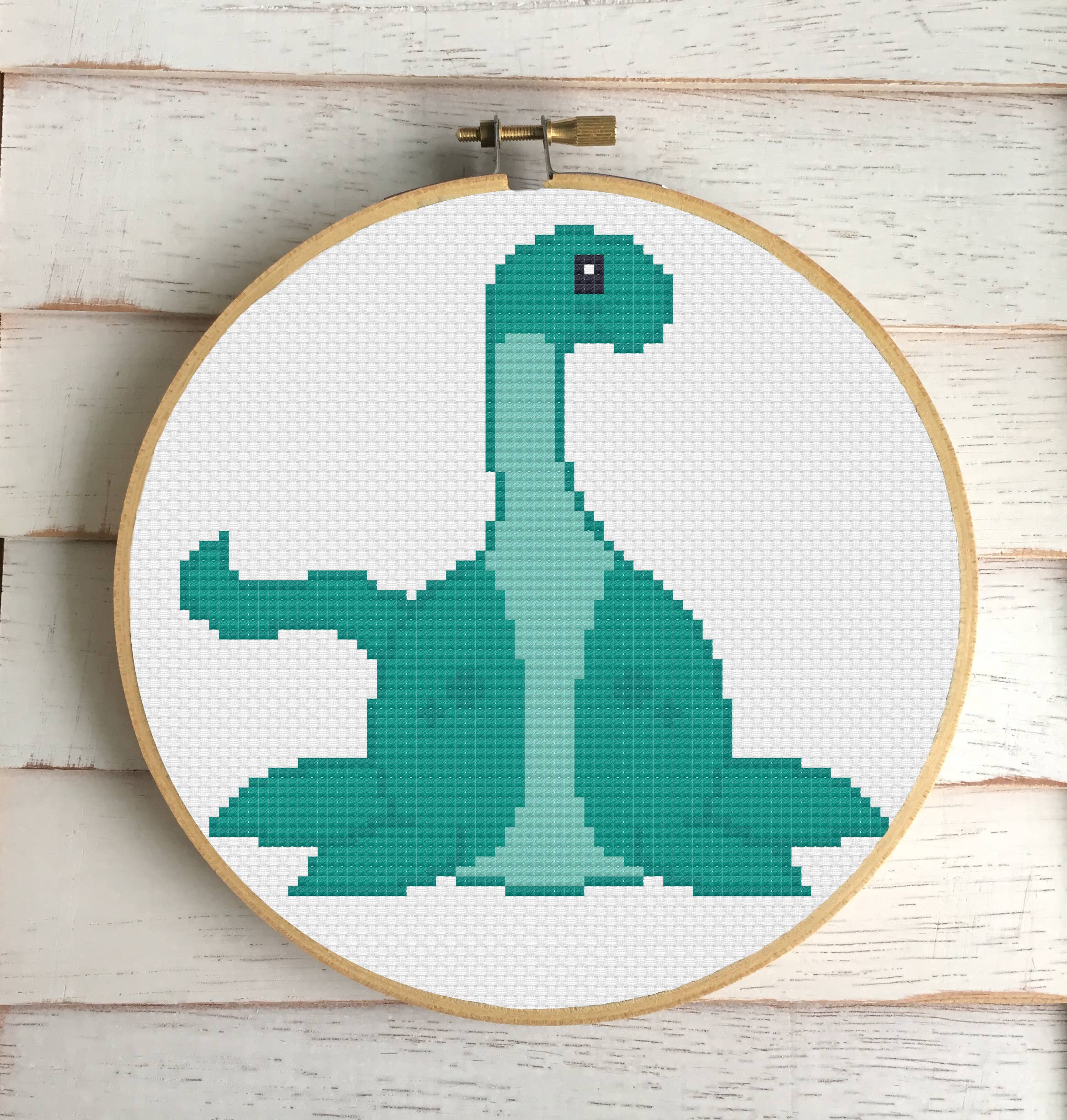 Lochness Monster Counted Cross Stitch DIY KIT