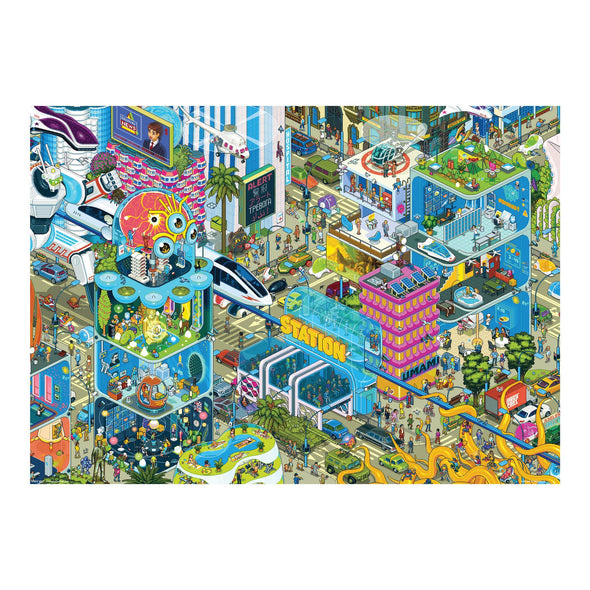 Puzzle 1000 PC - Megapont- Megapolis