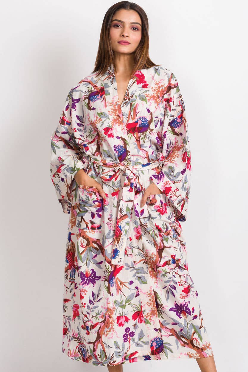 Cotton Kimono Robes Sevya Handmade