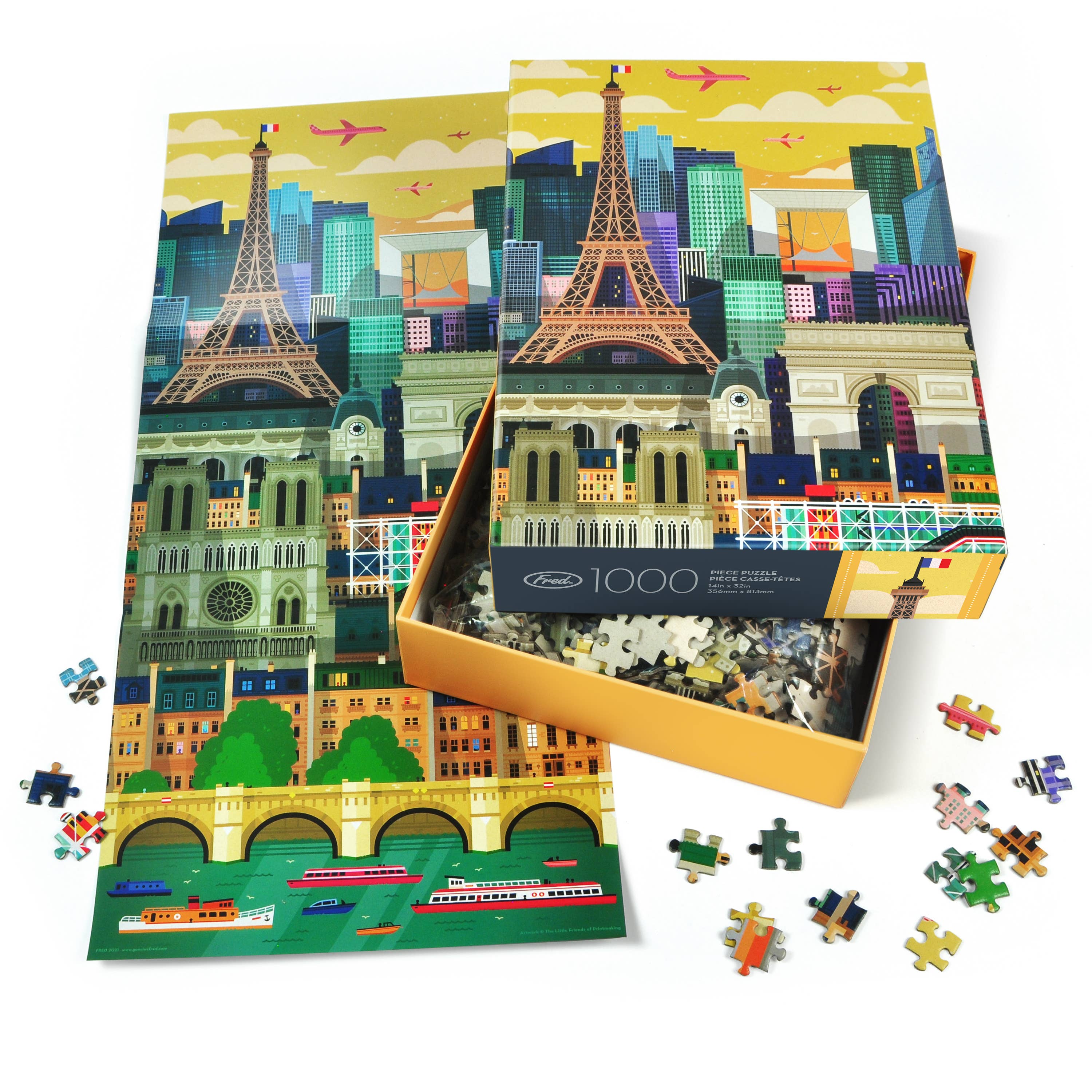 Puzzle 1000 PC - The Little Friends of Printmaking- Paris