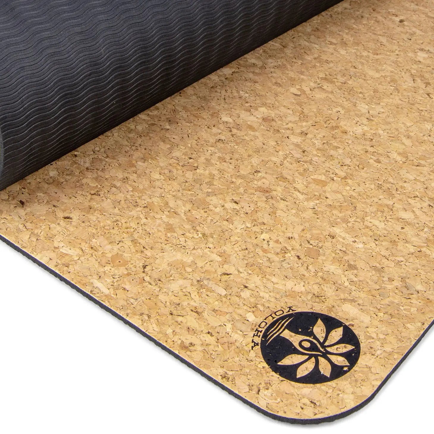 Mountain Magic Aura Cork Yoga Mat + Plant Foam: 72" x 26"