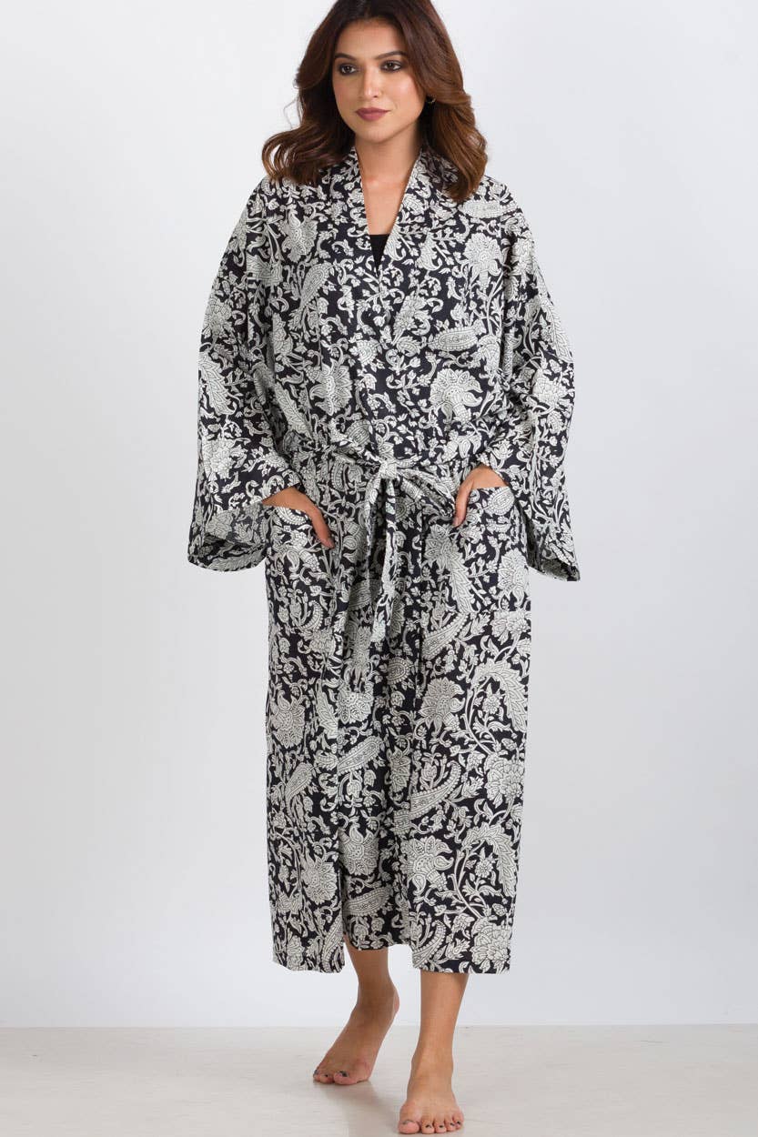 Cotton Kimono Robes Sevya Handmade