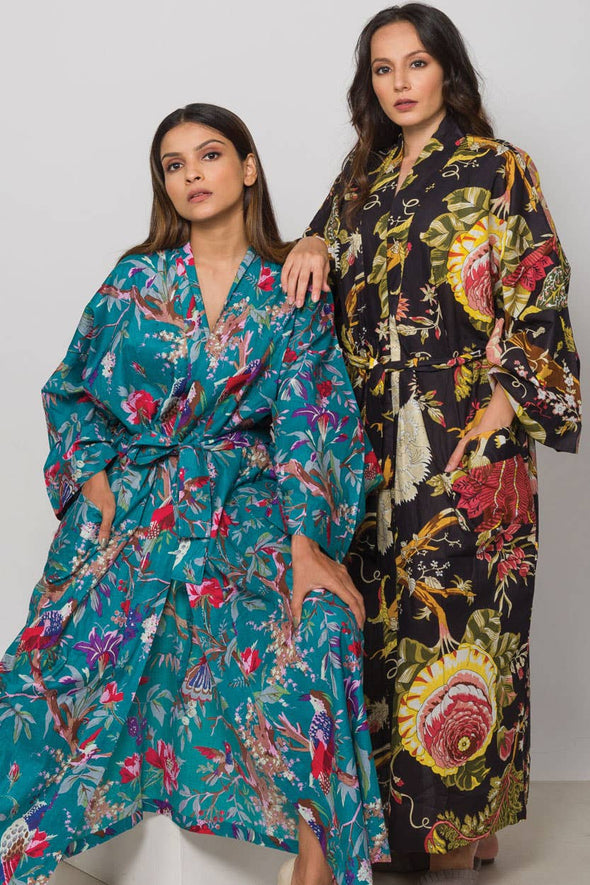 Cotton Kimono Robes Sevya Handmade