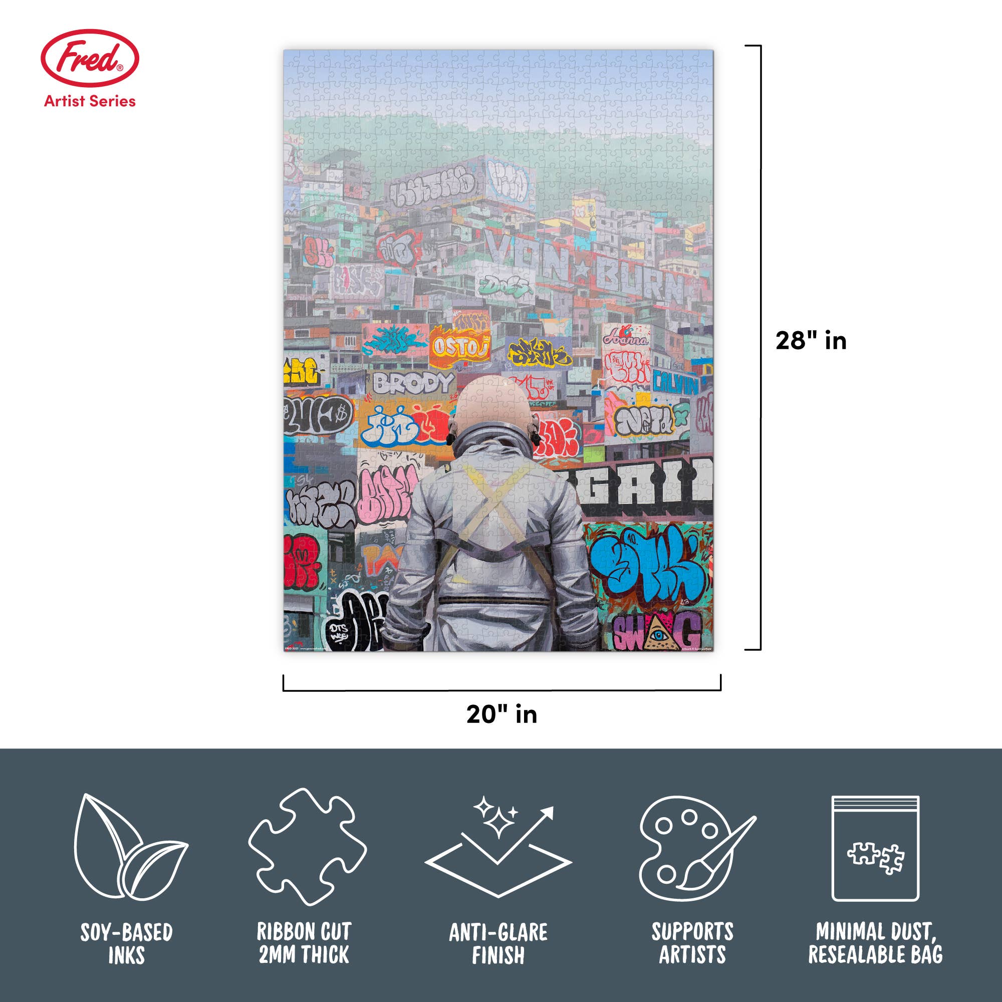 Puzzle 1000 PC - Scott Listfield- Graffiti City