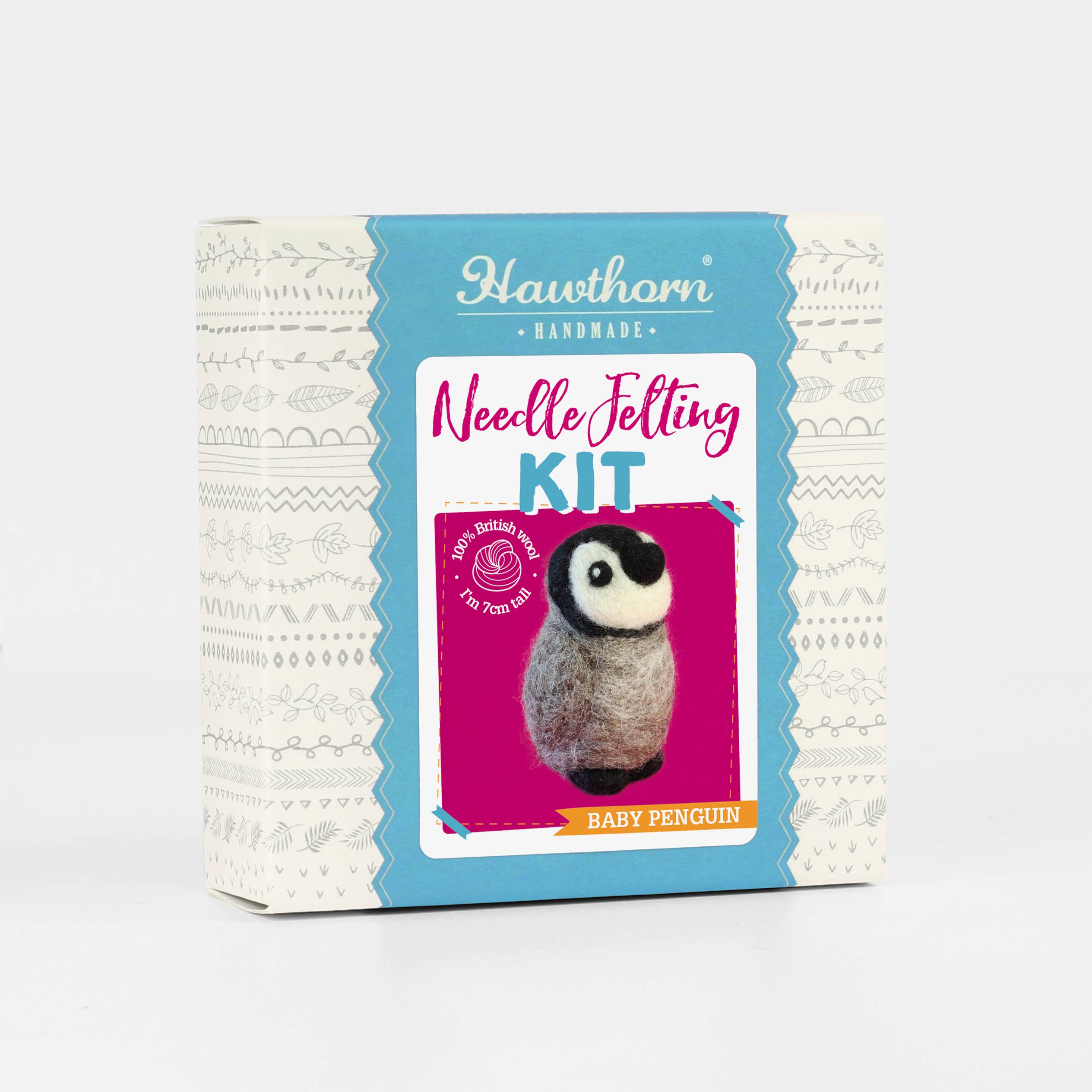 Baby Penguin Mini Felting Kit