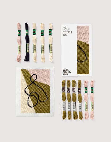 Wool and the Gang Soften Needlepoint Kit