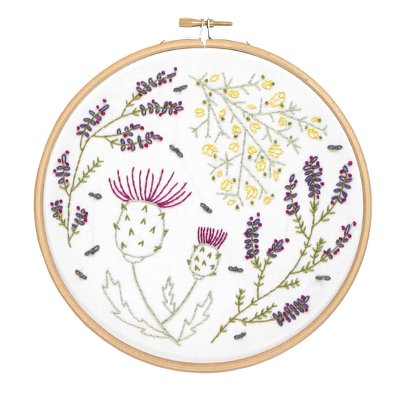 Highland Heathers Embroidery Kit