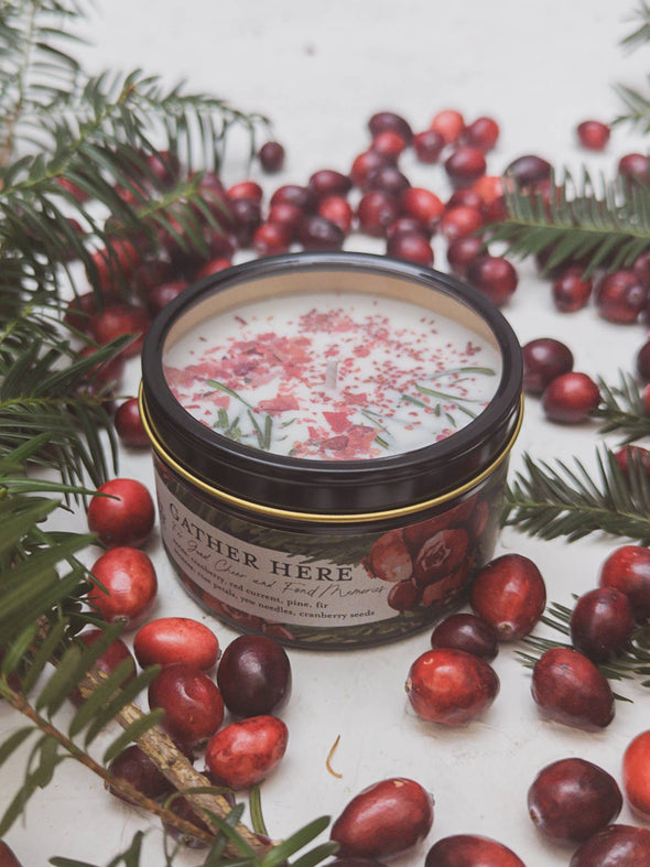 Gather Here - Cranberry Candle