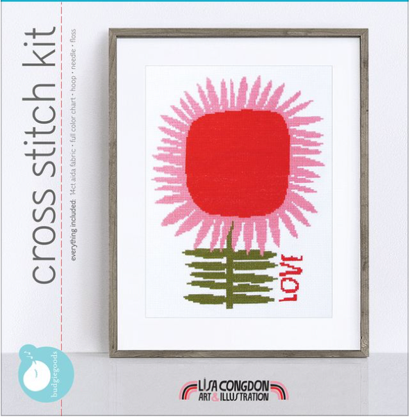 LOVE Cross Stitch Kit