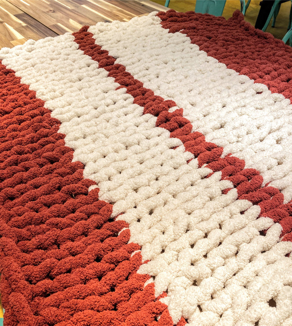 Chunky Knit Throw Blanket Making Workshop (Cambridge)