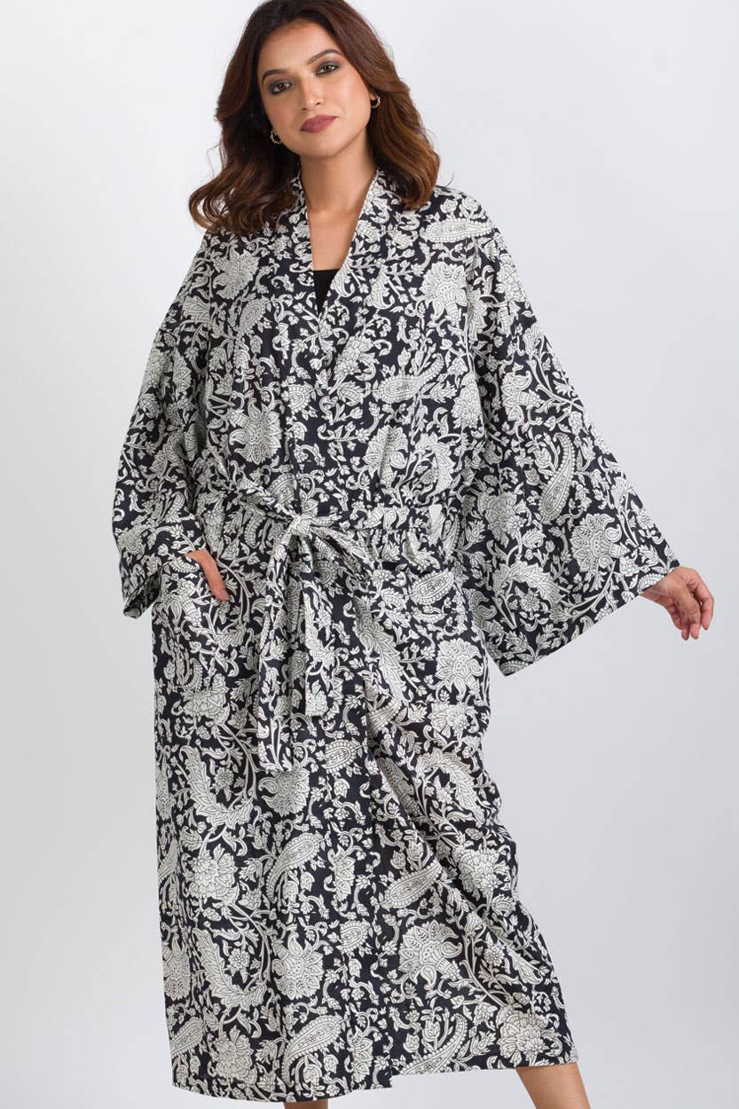 Cotton Kimono Robes Sevya Handmade