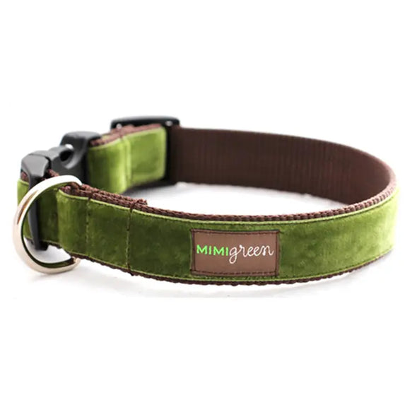 Velvet Dog Collars (Mimi Green)