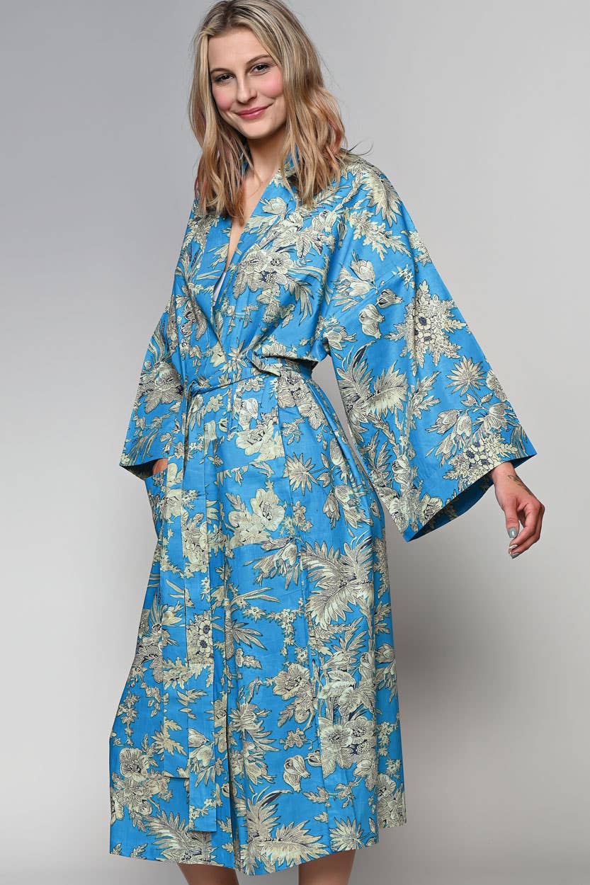 Cotton Kimono Robes Sevya Handmade