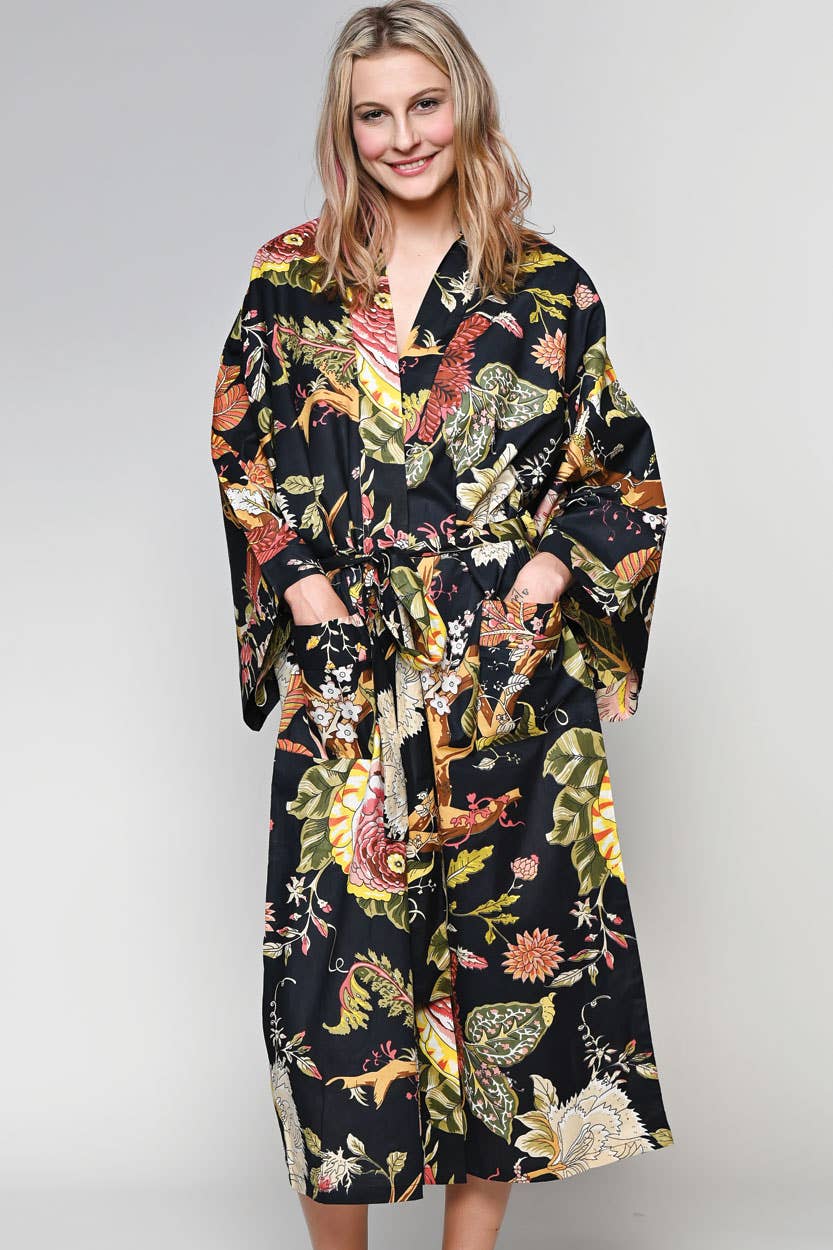 Cotton Kimono Robes Sevya Handmade