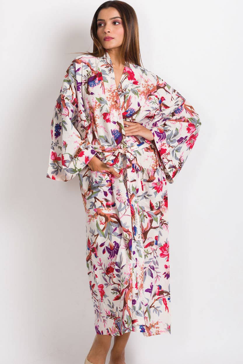 Cotton Kimono Robes Sevya Handmade