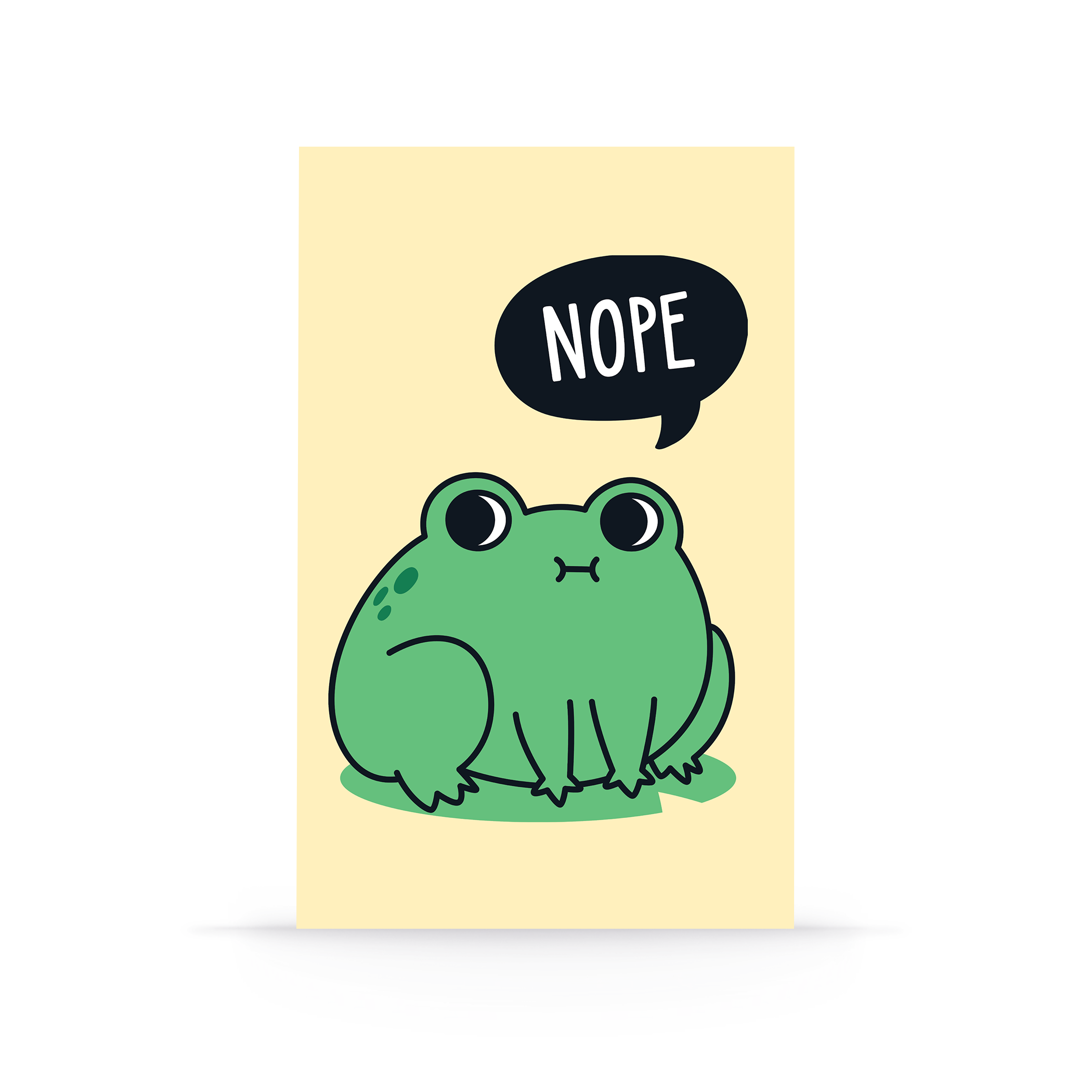 Nope Frog Classic Layflat Journal Notebook