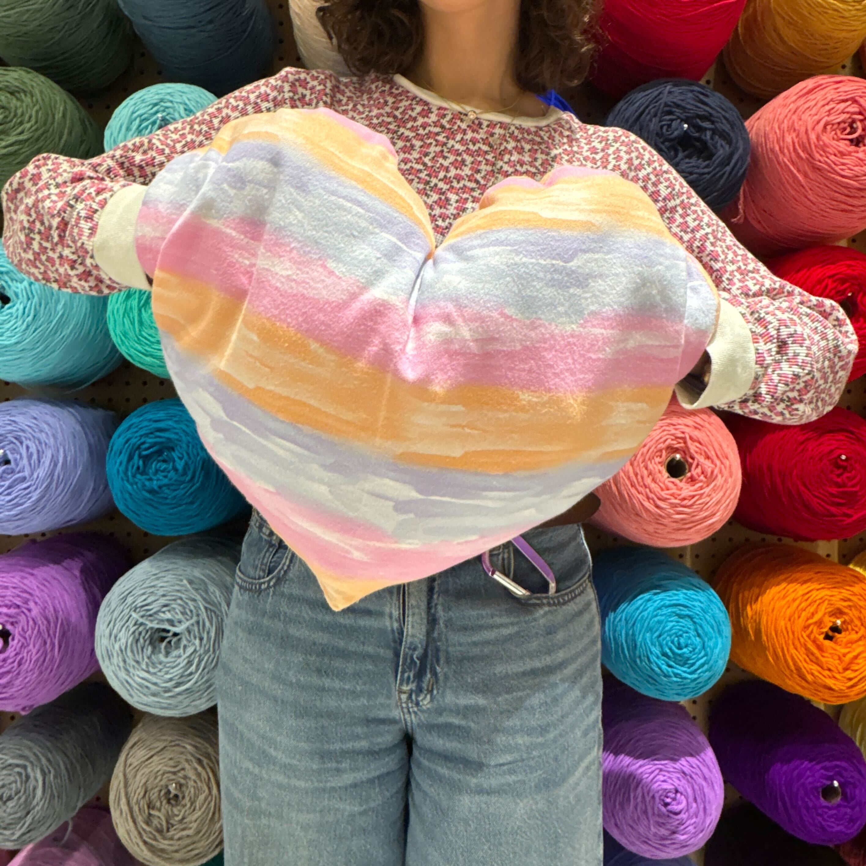 Beginner Sewing - Huggable Heart Pillow (Cambridge)