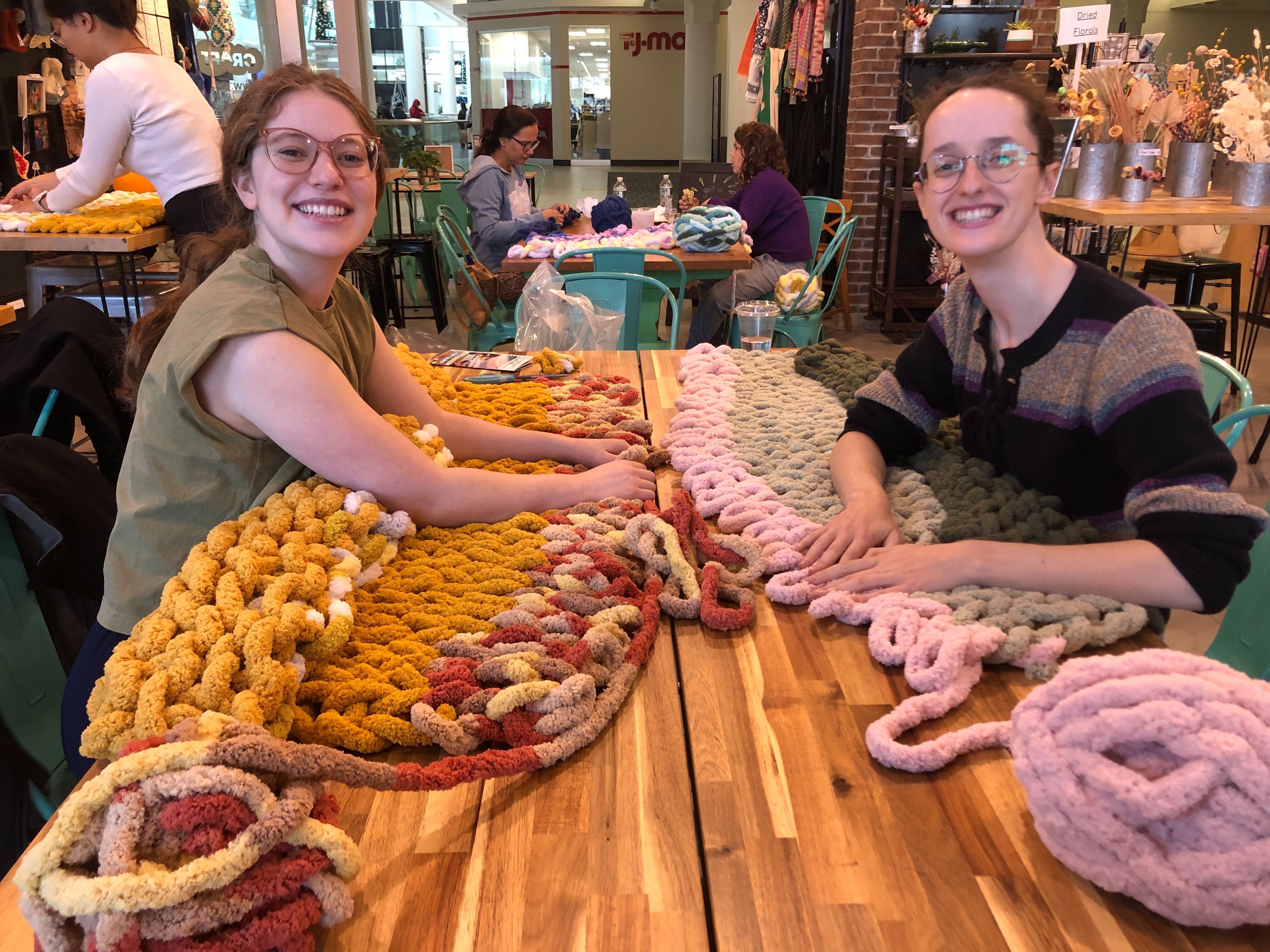 Chunky Knit Throw Blanket Making Workshop (Cambridge)