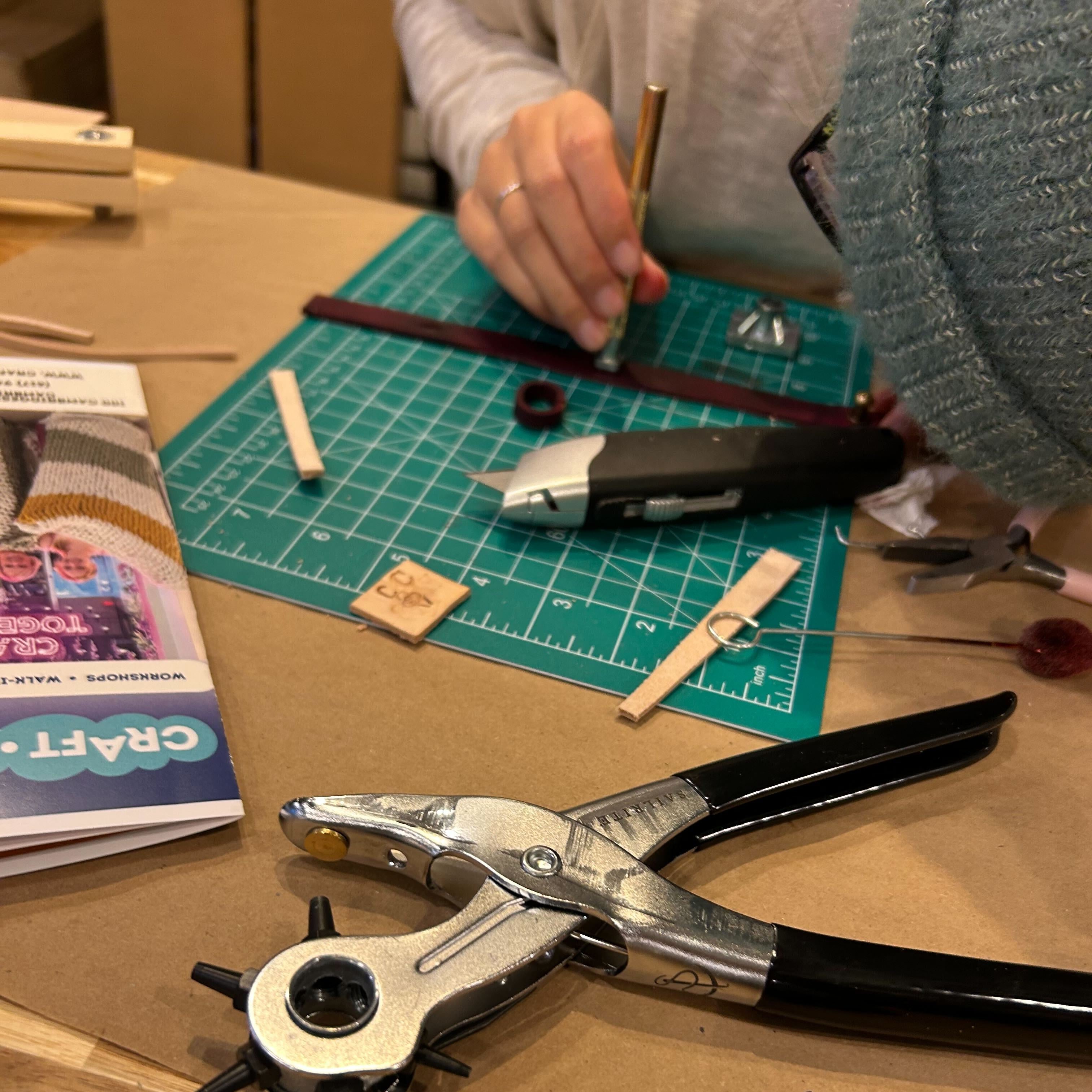 Leather Working Workshop - Bracelet (Cambridge)