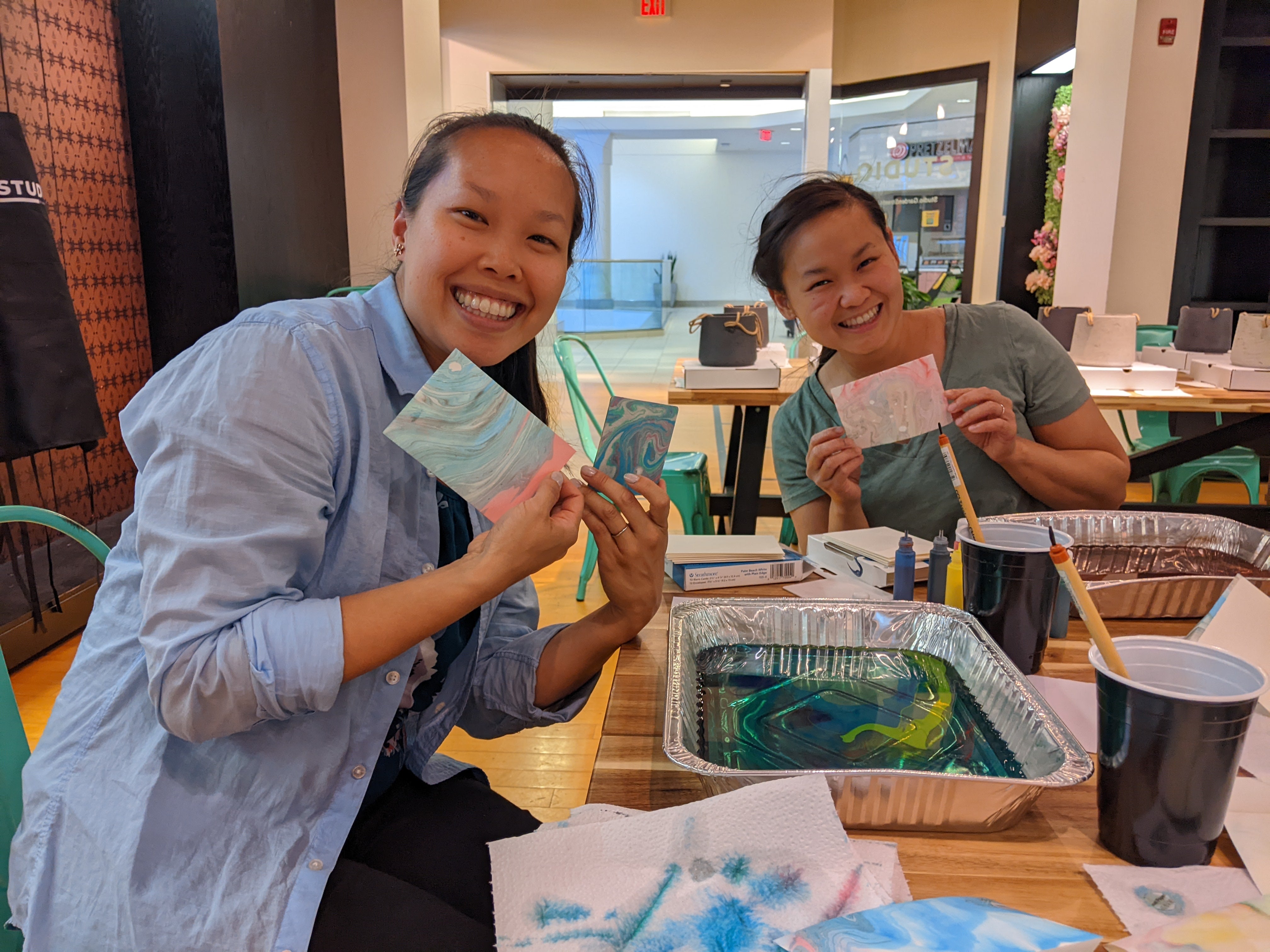 Japanese Paper Marbling