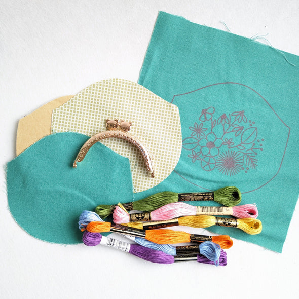 Embroidered Clutch Bag Kit