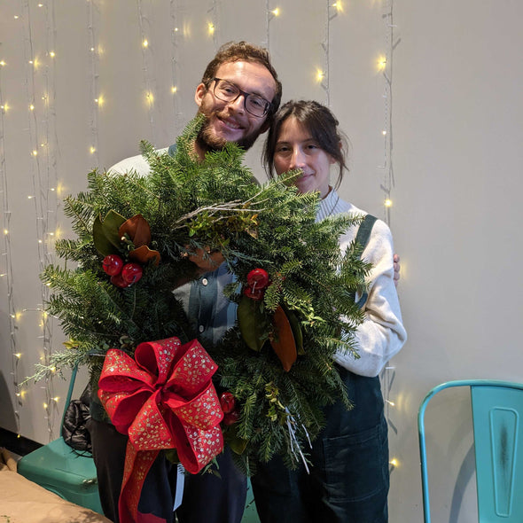 CanalSide Food + Drink Event: Evergreen Winter Wreath Making