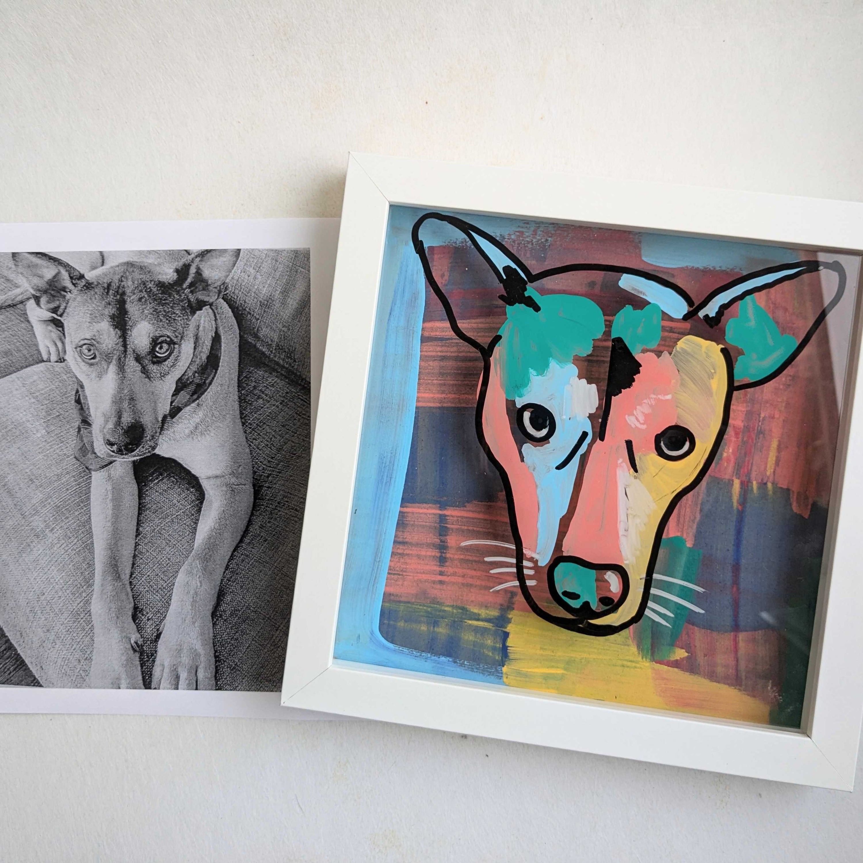 Abstract Pet Portrait Art Class