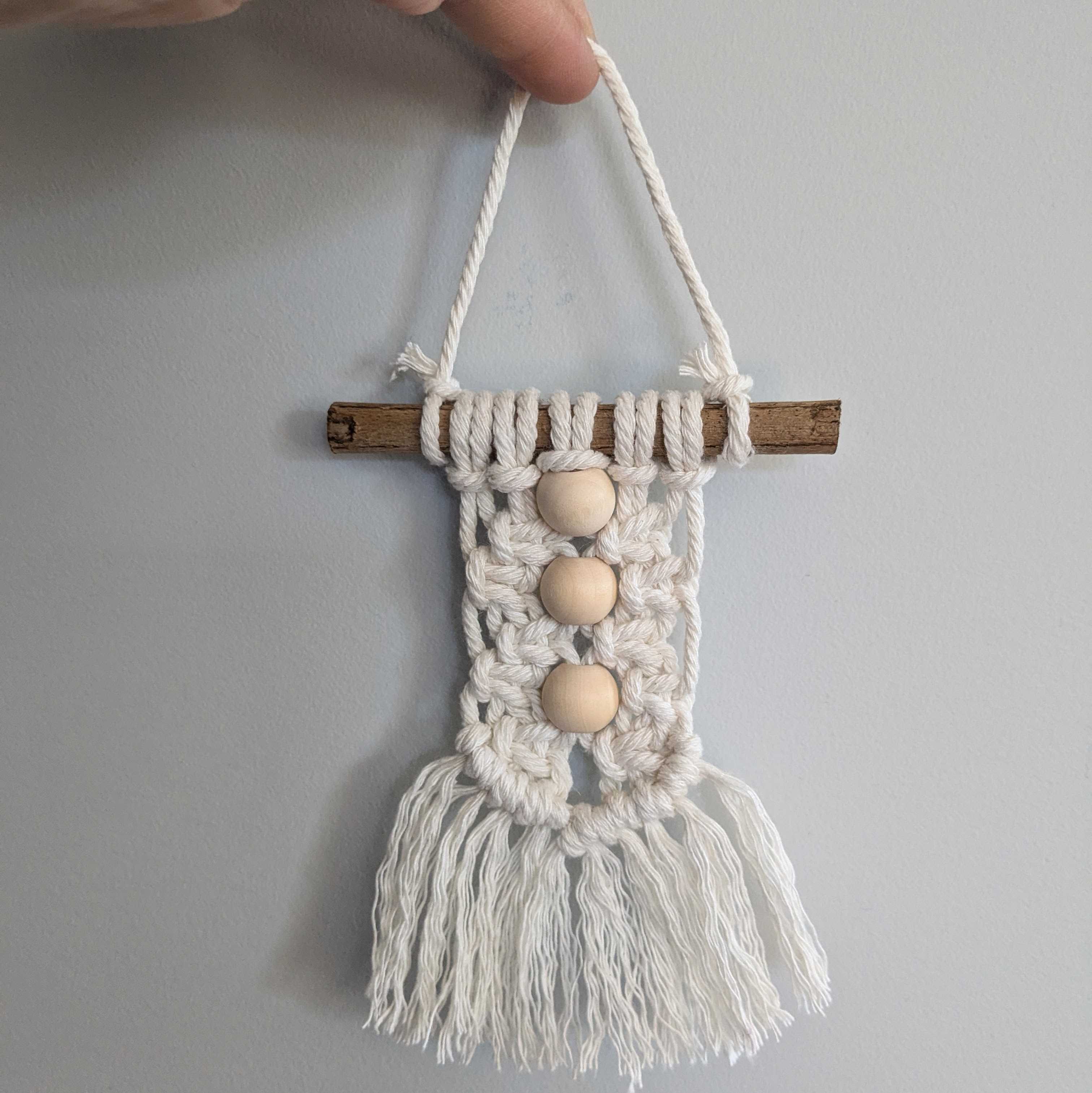 Mini Macramé Hanging Tapestry