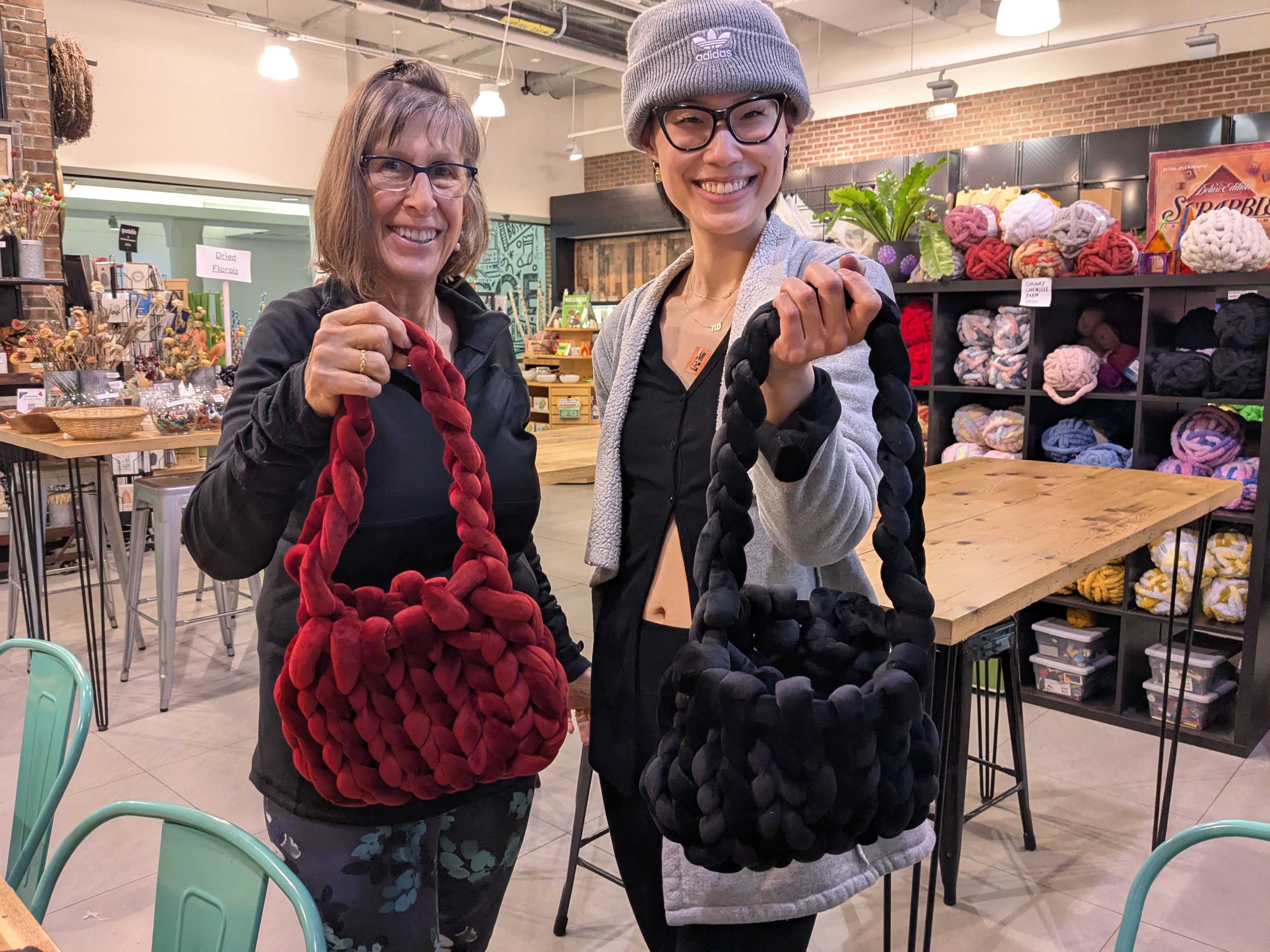 Velvet Hand Bag and Tote (Cambridge)