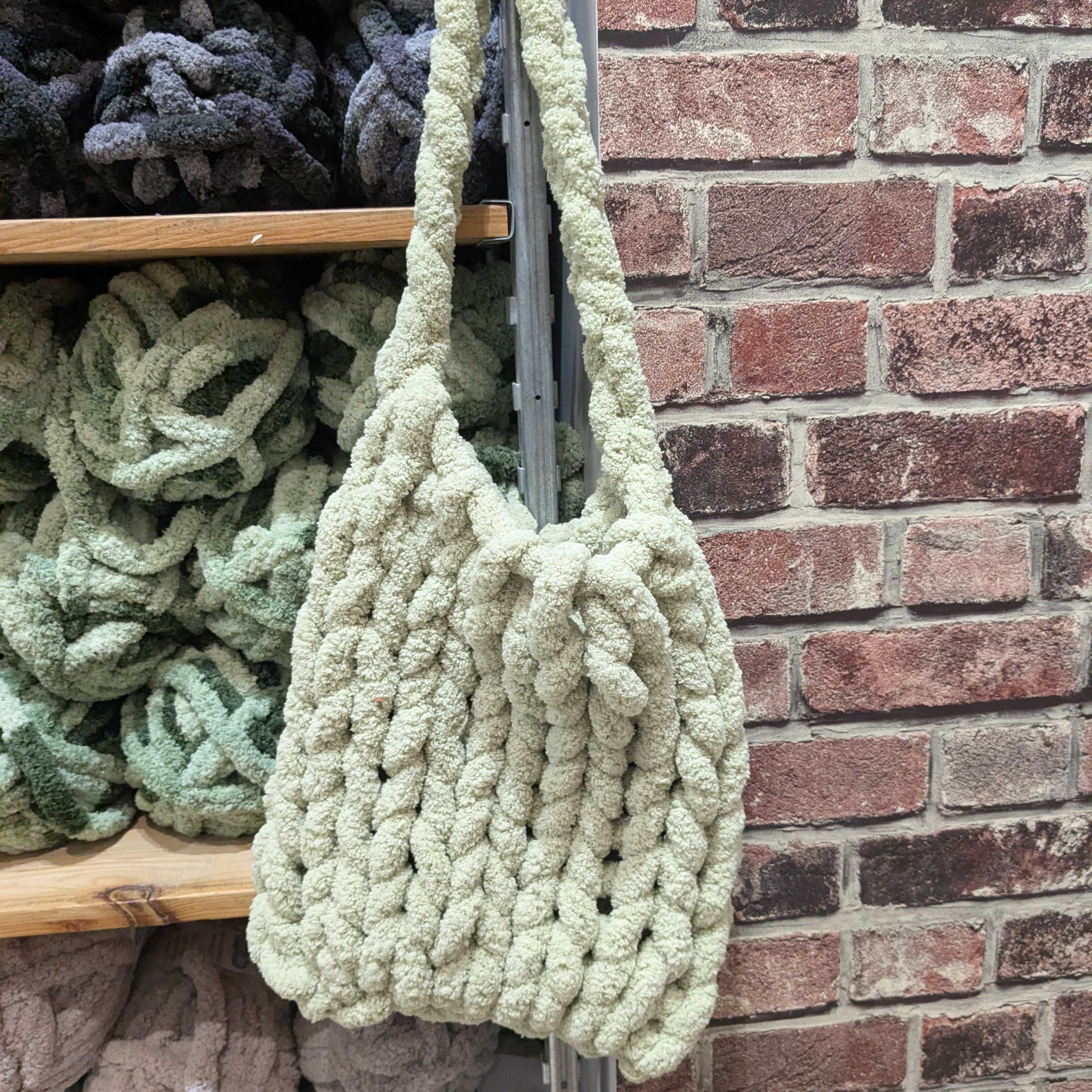Beginner Hand-Knit Beach Bag (Burlington)