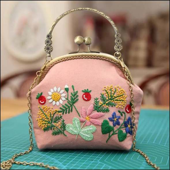 Embroidered Clutch Bag Kit