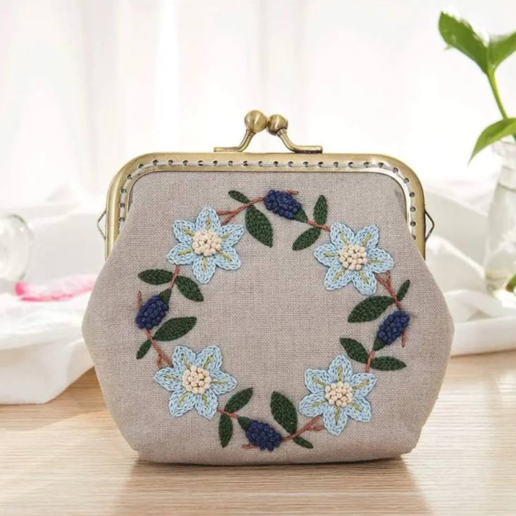 Embroidered Clutch Bag Kit