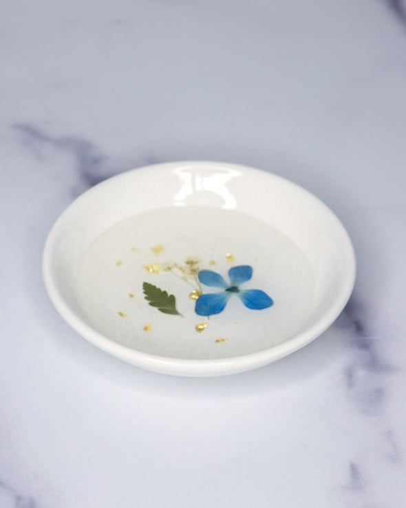 Pressed Flower & Botanical Ceramic Trinket Dish (Assorted)