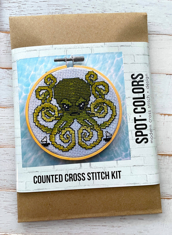 Kraken Cross Stitch Kit