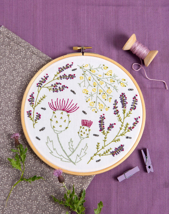 Highland Heathers Embroidery Kit